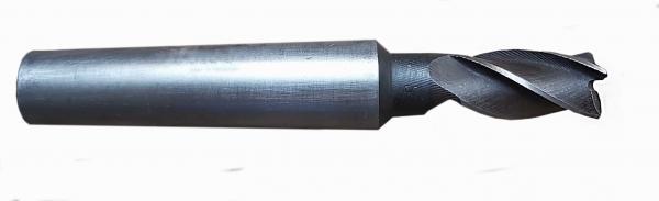 Фреза концевая 14,0 мм, к/х, Р6М5, КМ2, 4-х перая, 111/26 мм, ГОСТ 17026-71, СССР.